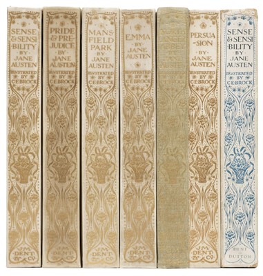 Lot 369 - Austen (Jane). Novels, 6 volumes, 1907-09