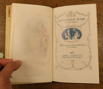 Lot 369 - Austen (Jane). Novels, 6 volumes, 1907-09