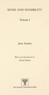 Lot 372 - Austen (Jane). The Novels, volumes 1-18 only (of 19), 1994