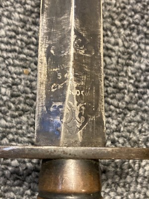 Lot 415 - Fighting Knife. A Fairbairn-Sykes 3rd Pattern Fighting Knife by Wilkinson Sword Co Ltd London