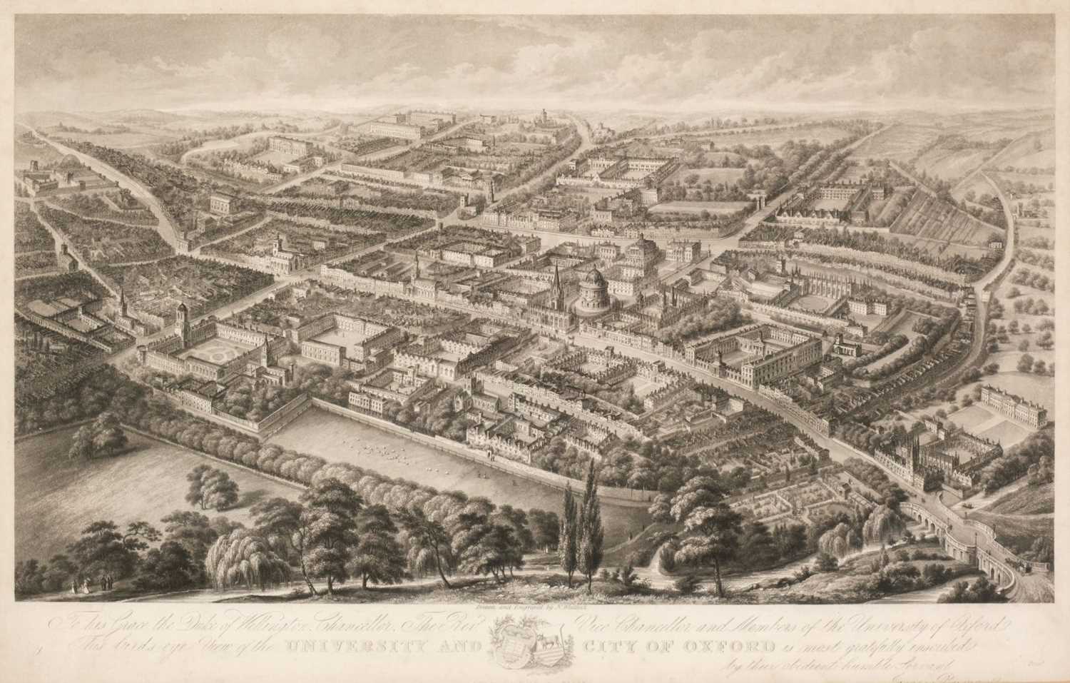 Lot 169 - Oxford. Whittock (N.), University and City of Oxford..., circa 1840