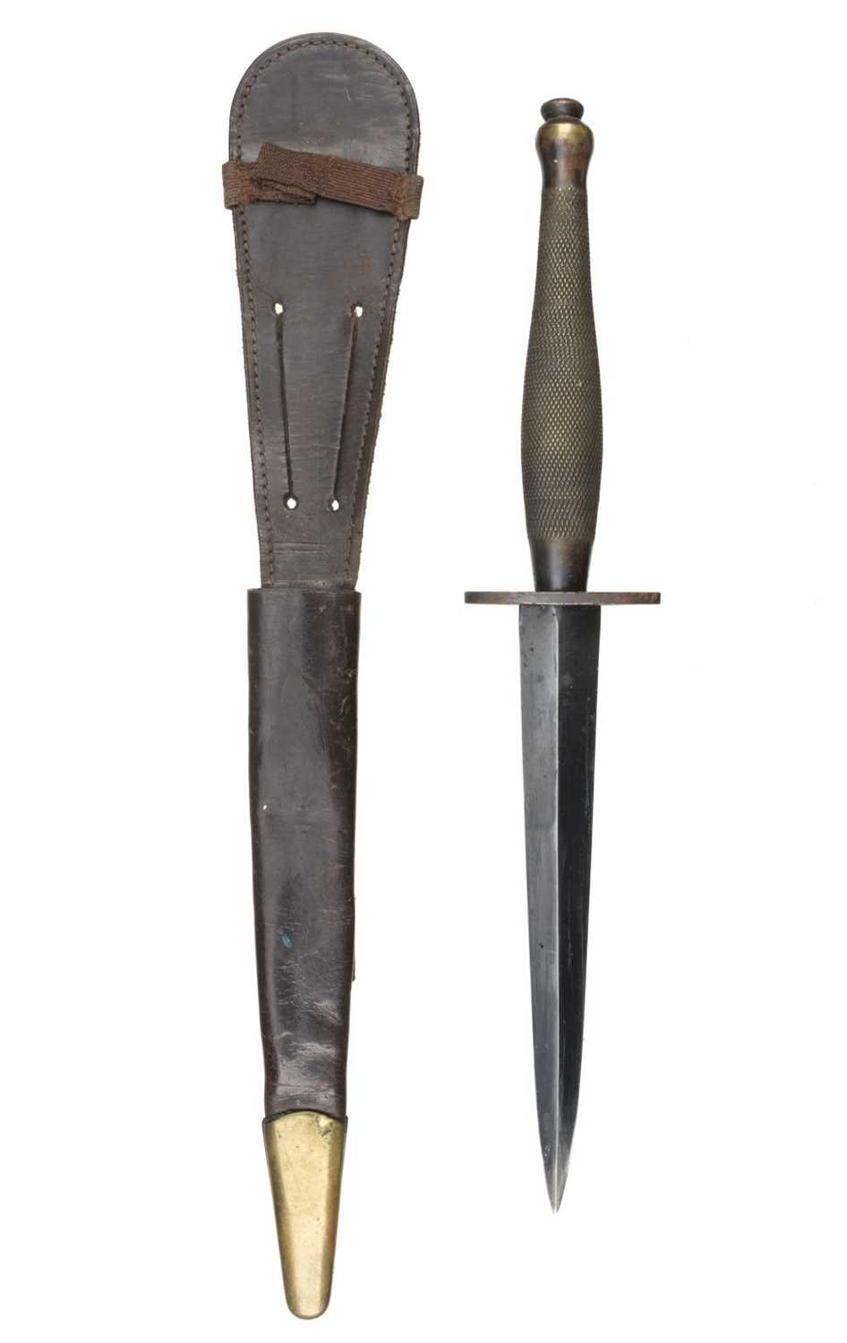 Lot 438 - Fighting Knife. A WWII Fairbairn-Sykes 2nd Pattern Fighting Knife