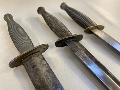 Lot 458 - Fighting Knives. Including a Fairbairn-Sykes 3rd Pattern Fighting Knife by John Nowill & Son