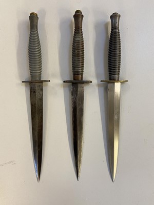 Lot 458 - Fighting Knives. Including a Fairbairn-Sykes 3rd Pattern Fighting Knife by John Nowill & Son