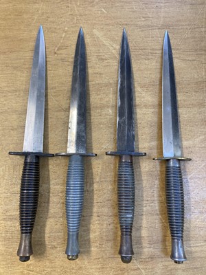 Lot 458 - Fighting Knives. Including a Fairbairn-Sykes 3rd Pattern Fighting Knife by John Nowill & Son