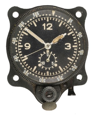 Lot 53 - Luftwaffe. WWII German aircraft clock by Junghans