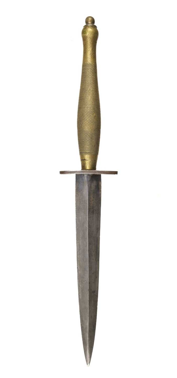 Lot 441 - Fighting Knife. A WWII Fairbairn-Sykes 2nd Pattern Fighting Knife