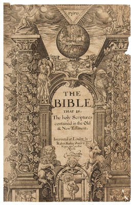 Lot 207 - Bible [English]. [1607]