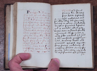 Lot 187 - Cistercian Manuscript. Privileges de l'ordre de Citeaux, by Jehan de Circy, 15/16th c.