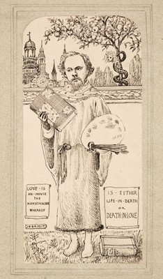 Lot 264 - Rossetti (D. G., 1828-1882). Portrait of Dante Gabriel Rossetti, circa 1870's