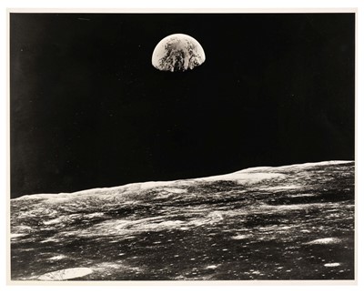 Lot 56 - Lunar Photographs. A group of 8 lunar photographs, c. 1970s, gelatin silver prints