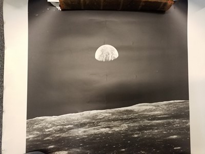 Lot 56 - Lunar Photographs. A group of 8 lunar photographs, c. 1970s, gelatin silver prints