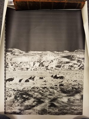 Lot 56 - Lunar Photographs. A group of 8 lunar photographs, c. 1970s, gelatin silver prints