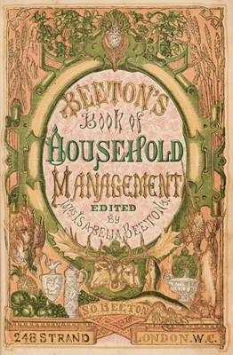 Lot 293 - Beeton (Mrs. Isabella). The Book of Household Management..., 1st edition in book form, 1861