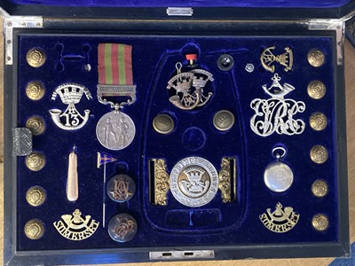 Lot 194 - Ubsdell Family. A collection of military items belonging to Lieutenant James Eads Ubsdell