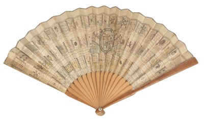 Lot 197 - Flags. The Royal Naval Flag-Fan, circa 1790