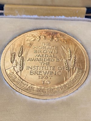 Lot 487 - The Horace Brown Medal. A gold medal awarded to Sir William Waters Butler