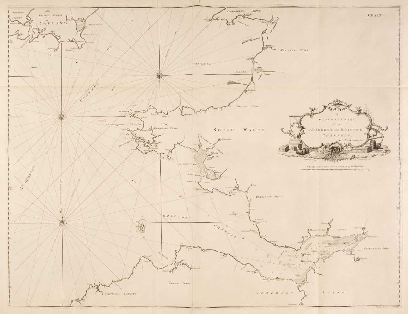 Lot 110 - Mackenzie (Murdoch).  Two large Sea Charts, 1775