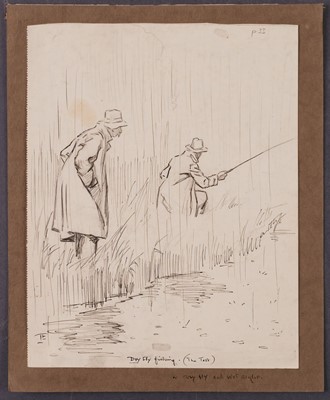 Lot 44 - Edwards (Lionel, 1878 - 1966). Dry Fly Fishing (The Test) or Dry Fly and Wet Angler