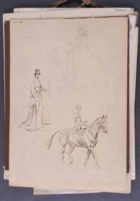 Lot 55 - Edwards (Lionel, 1878 - 1966). A collection of thirty two drawings and sketches, 1912-1946
