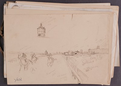Lot 55 - Edwards (Lionel, 1878 - 1966). A collection of thirty two drawings and sketches, 1912-1946