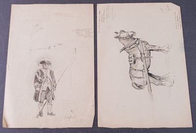 Lot 54 - Edwards (Lionel, 1878 - 1966). A collection of eighteen drawings