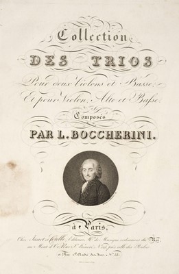 Lot 311 - Boccherini (Luigi). Collection des Trios, 3 volumes, 1824