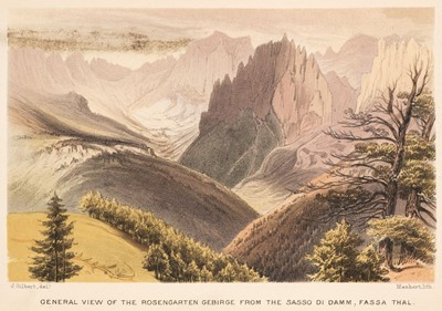 Lot 31 - Gilbert (Josiah & G.C. Churchill). The Dolomite Mountains, 1864