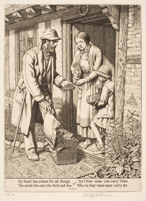 Lot 332 - Anderson (Stanley, 1884-1966). The Country Pedlar, 1943, copper line engraving