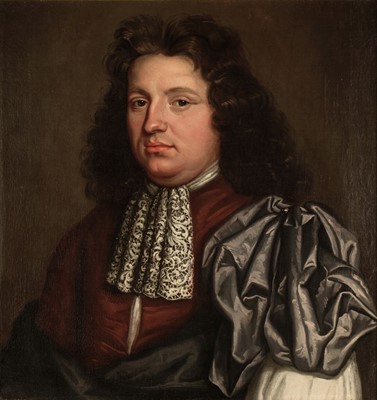 Lot 206 - Dutch School. Portrait of a gentleman, 1692, oil on canvas