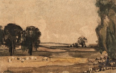 Lot 239 - English School. Sheep Grazing