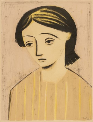 Lot 411 - Scott (William, 1913-1989). Portrait of a Girl, (1948)