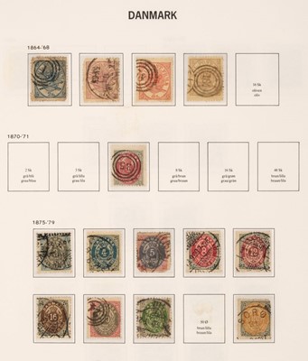 Lot 285 - Denmark. Collection in printed Davo Album, 1858-1937