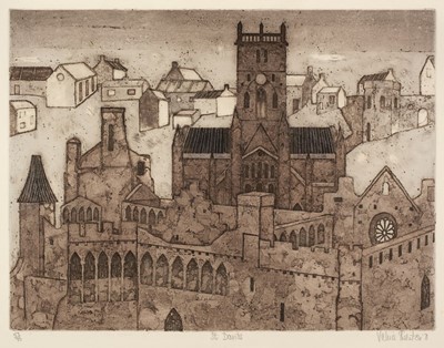 Lot 420 - Thornton (Valerie, 1931-1991). St. Davids, 1971, etching