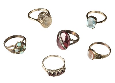 Lot 64 - Rings. A mixed collection of dress rings