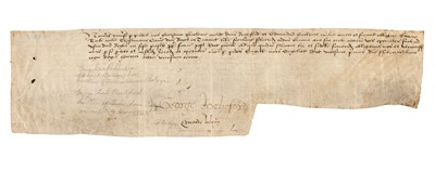 Lot 207 - Boleyn (George, Viscount Rochford, c. 1504-1536). Document Signed, 1532