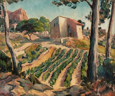 Lot 354 - Mathews (B., 20th century). French Mediterranean Landscapes, oil on canvas