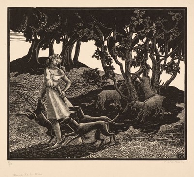 Lot 321 - Wetheral (M.L., 20th Century) Diana the Huntress, circa 1930