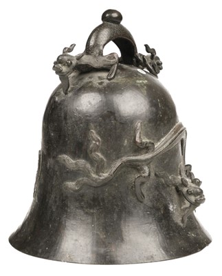 Lot 94 - Bell. A Chinese bronze temple bell
