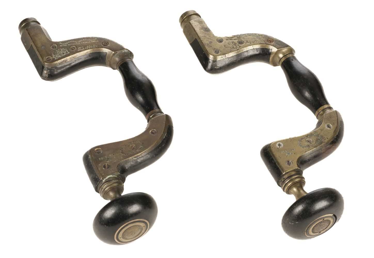 Lot 21 - Brace. A Victorian Ultimatum carpenters brace brace by William Marples, Sheffield