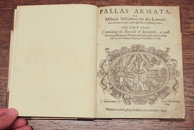Lot 319 - Kellie (Thomas). Pallas Armata, or, Militarie Instructions for the Learned