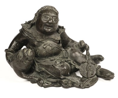 Lot 104 - Sculpture. A Chinese archaic bronze figure