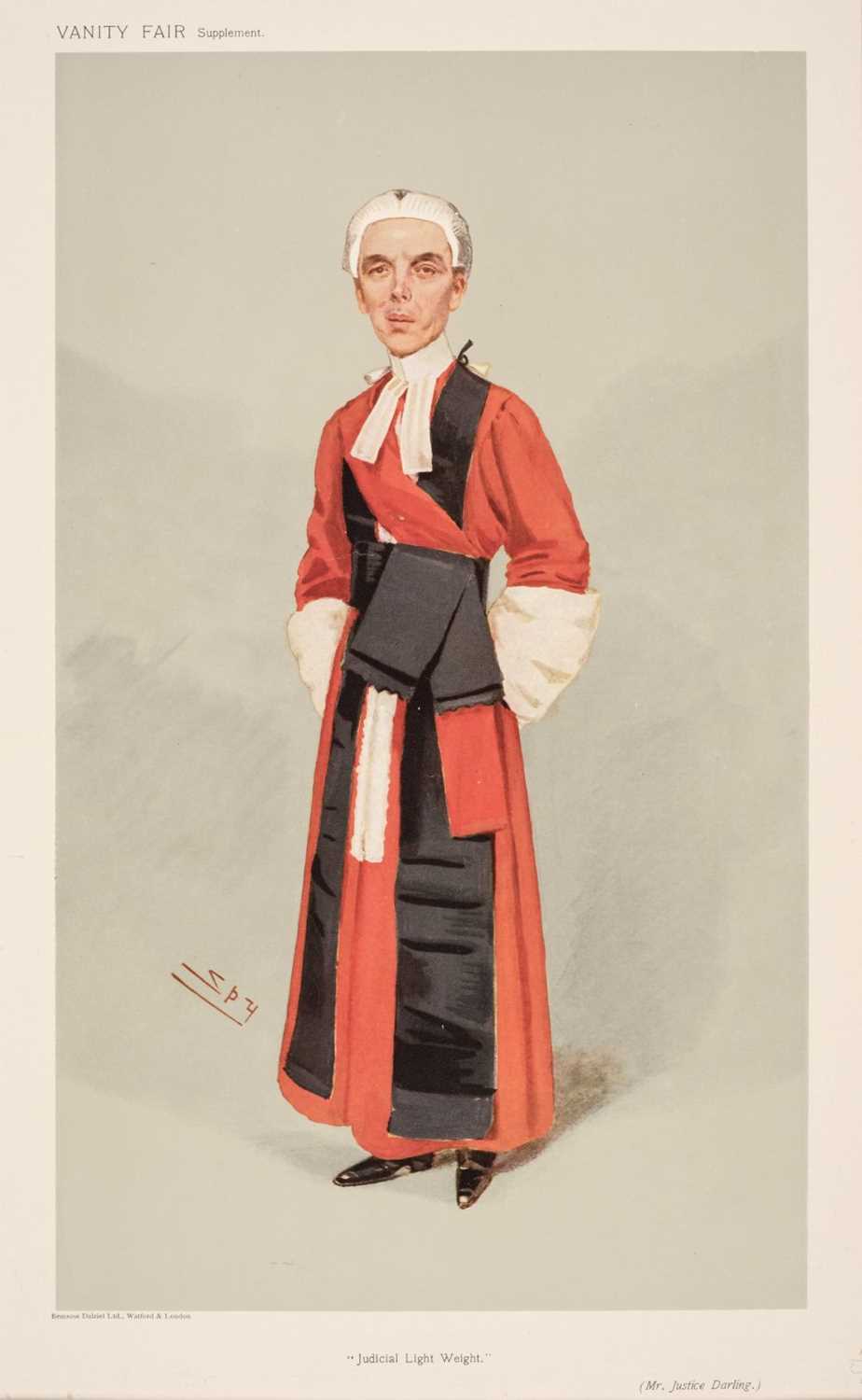Red Robe Judge Lot 251 - Vanity Fair. Set of 10 'Red-Robed Judges',