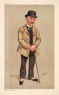 Lot 249 - Vanity Fair. A collection of 33 caricatures of authors and artists, late 19th & early 20th century