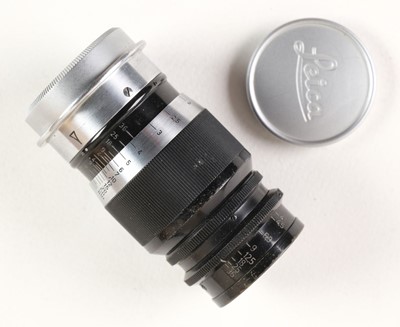 Lot 145 - Leica IIIf film camera with several lenses and accessories