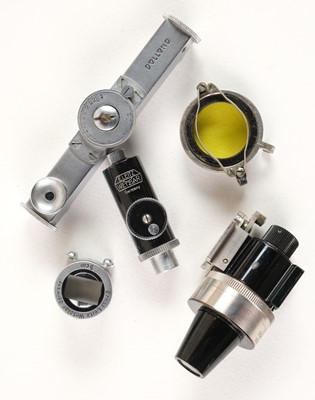 Lot 145 - Leica IIIf film camera with several lenses and accessories