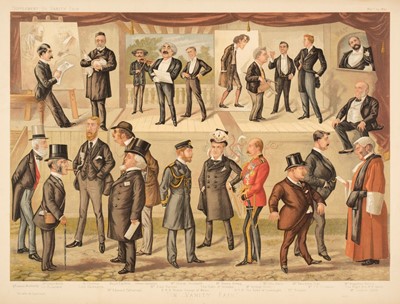 Lot 248 - Vanity Fair. A collection of 30 'double-page' & 'group' caricatures, late 19th century