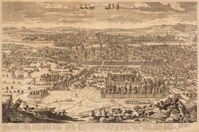 Lot 197 - Paris. Aveline (P. ), Paris, Lutetia, Parisii, ville Capitale du Royaume de France..., circa 1770