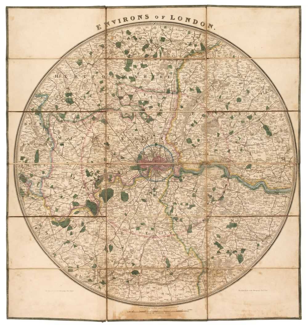 Lot 184 - London. Wyld (James), Environs of London, 1840