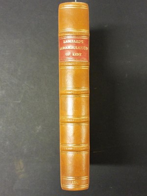 Lot 113 - Lambarde (William). A perambulation of Kent, 1st edition, 1576